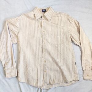 Mexx Mens Button Down Casual Long Sleeve Shirt, Size Large